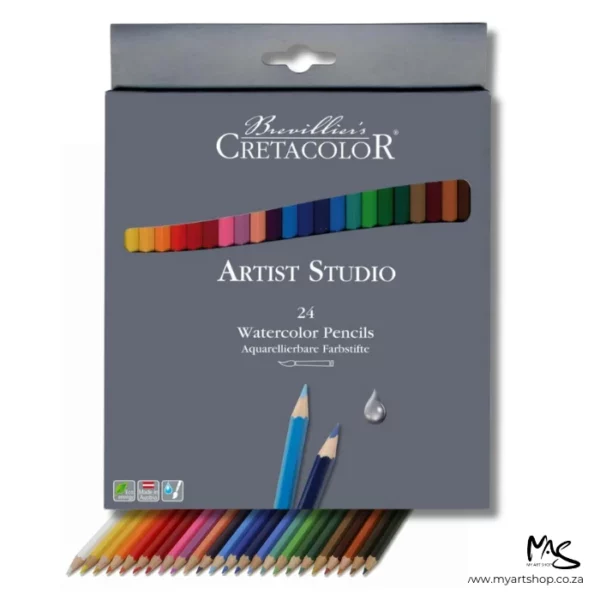 24's Cretacolor Artist Studio Watercolour Pencil Set