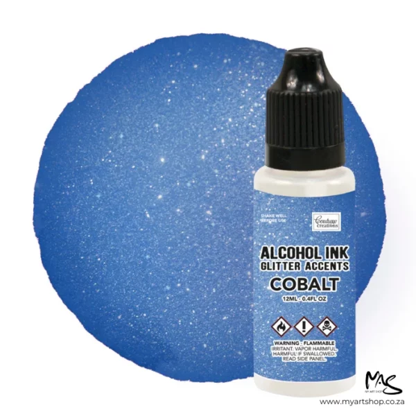 Cobalt Couture Creations Glitter Accents Alcohol Ink