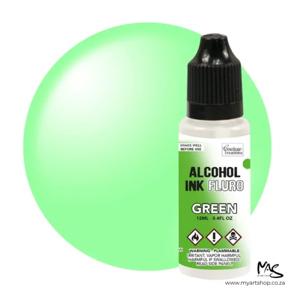 Green Couture Creations Fluorescent Alcohol Ink