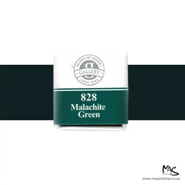 Malachite Green Mungyo Professional Watercolour Half Pan