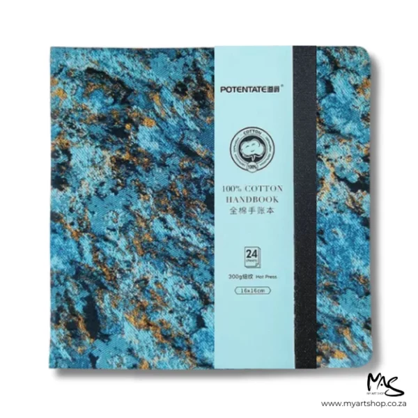 Potentate Watercolour Square Handbook Cold Press Dark Blue Cover