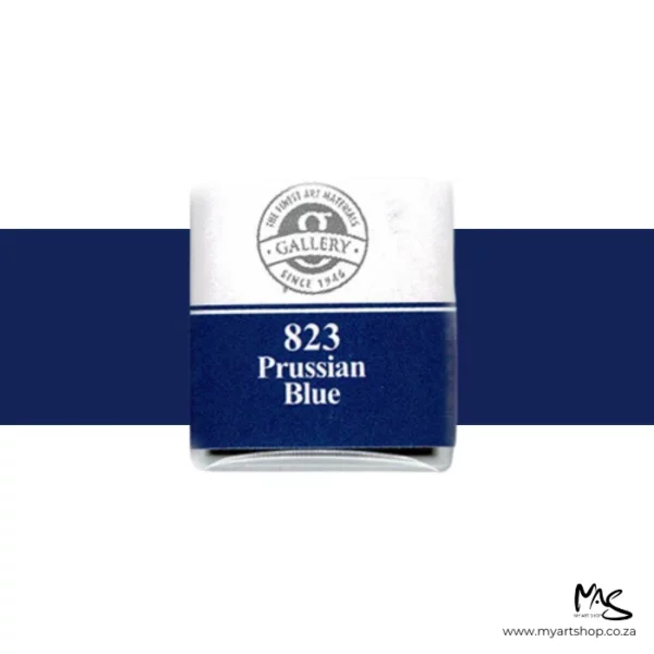 Prussian Blue Mungyo Professional Watercolour Half Pan