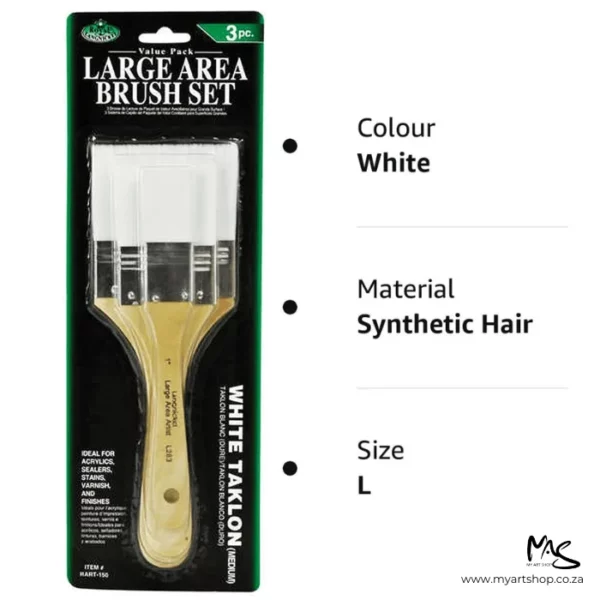 Royal & Langnickel Large Area Brush Set Craft Value for Beginners