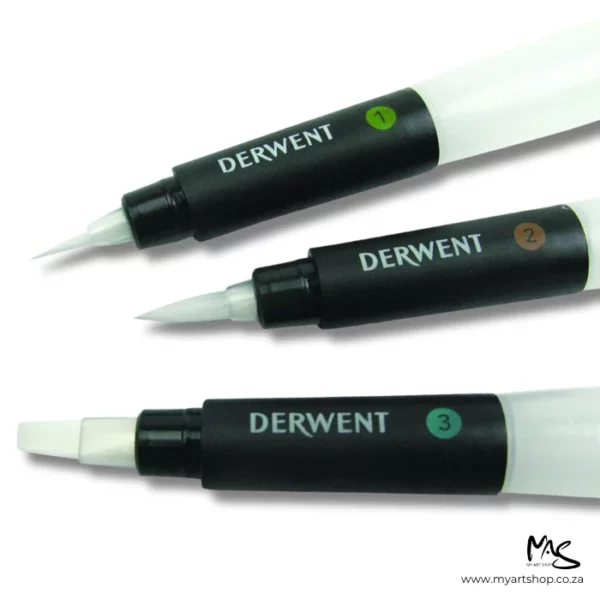 Set of 3 Derwent Water Brushes
