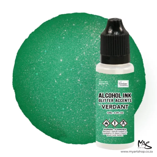 Verdant Couture Creations Glitter Accents Alcohol Ink