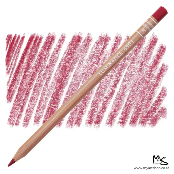 Anthraquinone Carmine Caran D'Ache Luminance 6901 Colour Pencil