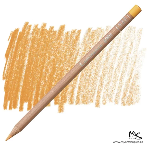 Apricot Caran D'Ache Luminance 6901 Colour Pencil