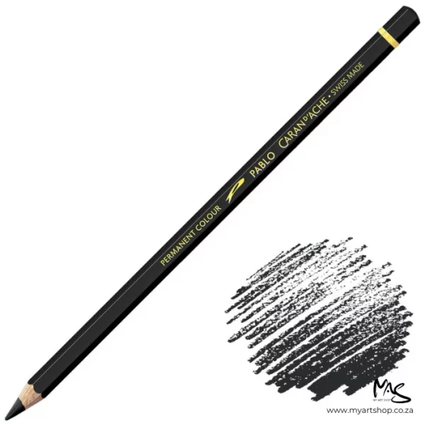 Black Caran D'Ache Pablo Colour Pencil