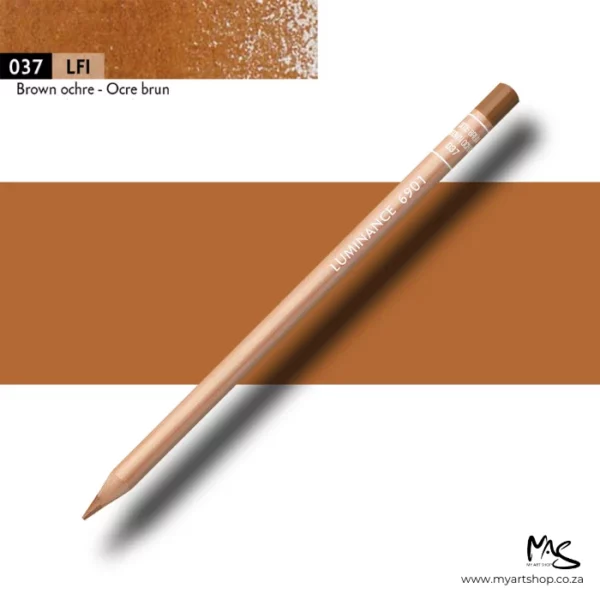Brown Ochre Caran D'Ache Luminance 6901 Colour Pencil