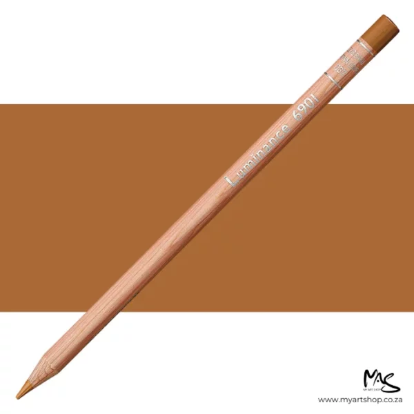 Brown Ochre Caran D'Ache Luminance 6901 Colour Pencil