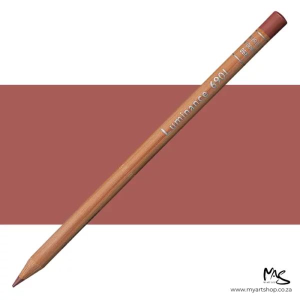 Burnt Sienna 50% Caran D'Ache Luminance 6901 Colour Pencil