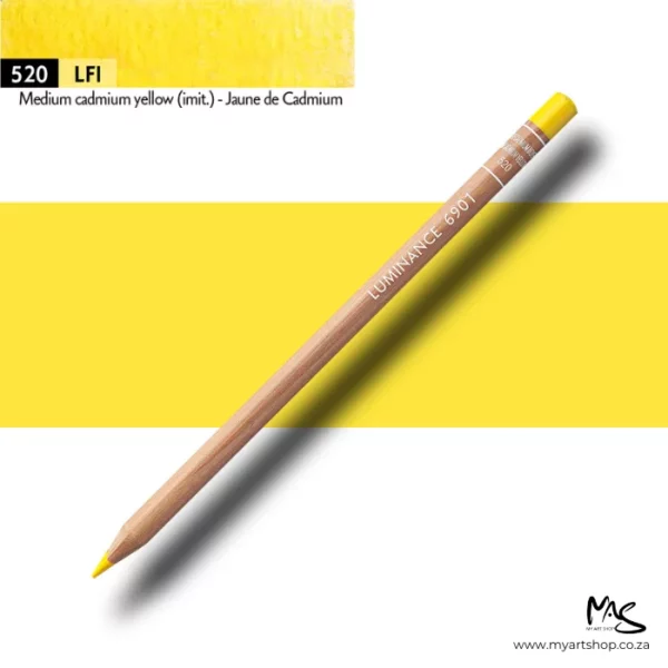 Cadmium Yellow Caran D'Ache Luminance 6901 Colour Pencil