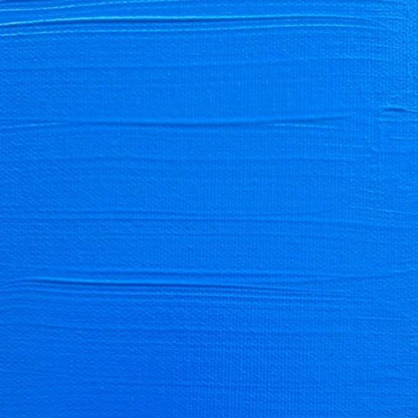 The entire block is filled with a Cerulean Blue Hue Prime Art Iris Acrylic Paint Swatch. You can see the brushstrokes in the paint.