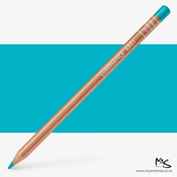 Chrysocolla Blue Caran D'Ache Luminance 6901 Colour Pencil