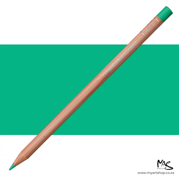 Cobalt Green Caran D'Ache Luminance 6901 Colour Pencil