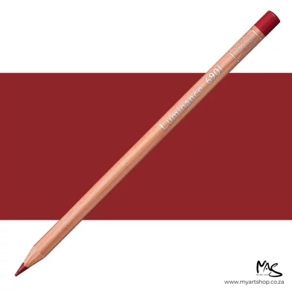 Crimson Alizarin Hue Caran D'Ache Luminance 6901 Colour Pencil