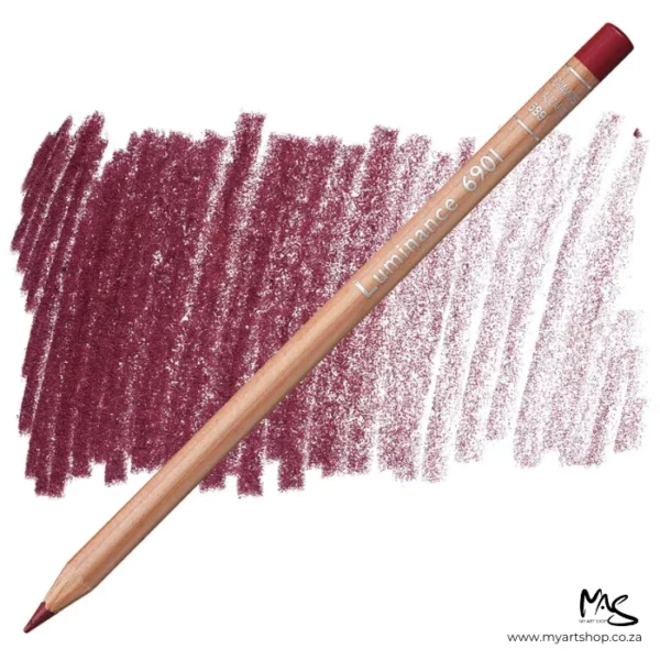 Crimson Alizarin Hue Caran D'Ache Luminance 6901 Colour Pencil