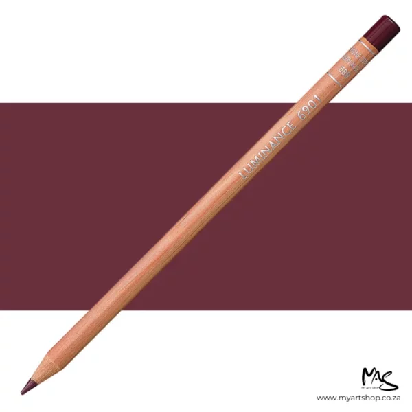 Crimson Aubergine Caran D'Ache Luminance 6901 Colour Pencil