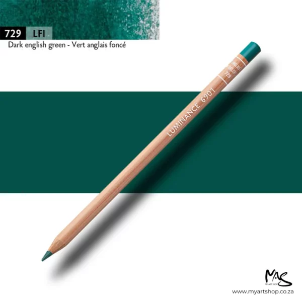 Dark English Green Caran D'Ache Luminance 6901 Colour Pencil