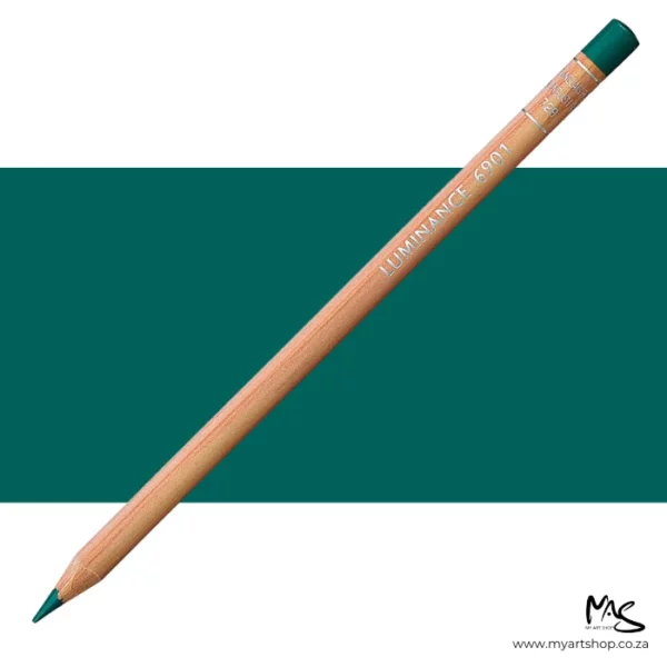 Dark English Green Caran D'Ache Luminance 6901 Colour Pencil