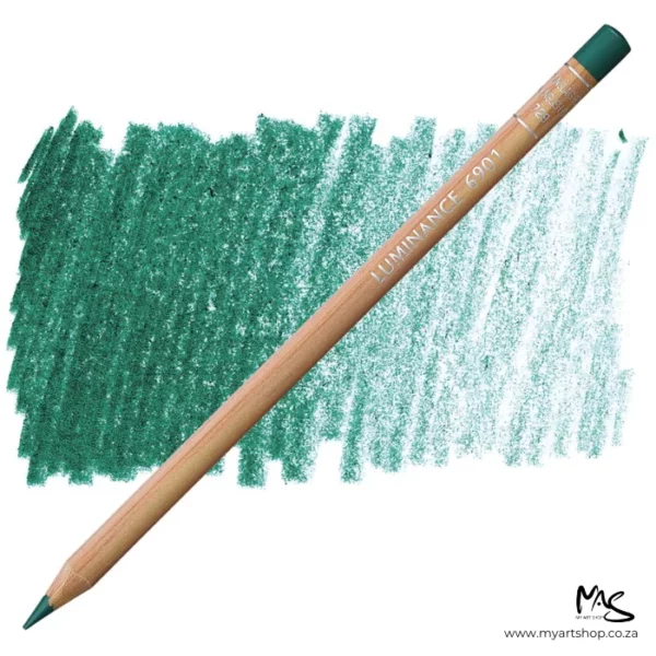 Dark English Green Caran D'Ache Luminance 6901 Colour Pencil