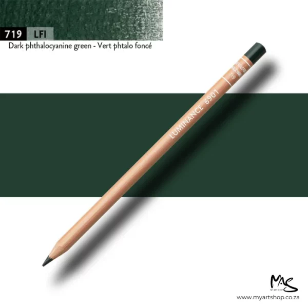 Dark Phthalocyanine Green Caran D'Ache Luminance 6901 Colour Pencil
