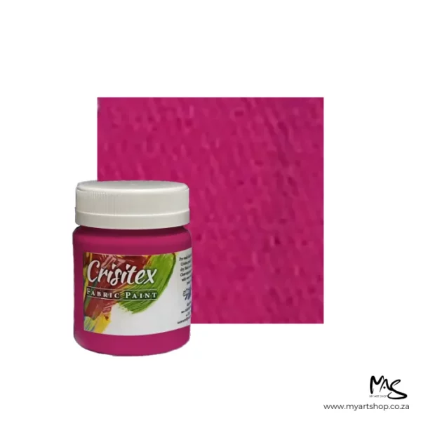 Dark Pink Crisitex Fabric Paint 120ml