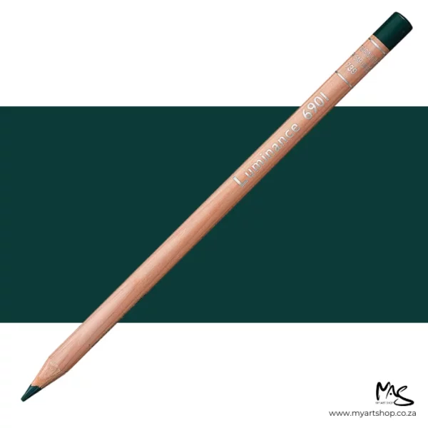 Dark Sap Green Caran D'Ache Luminance 6901 Colour Pencil