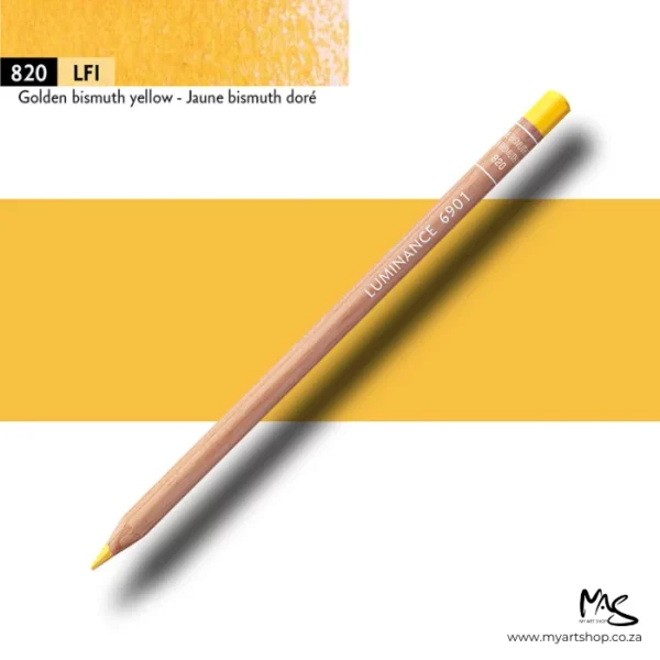 Golden Bismuth Yellow Caran D'Ache Luminance 6901 Colour Pencil