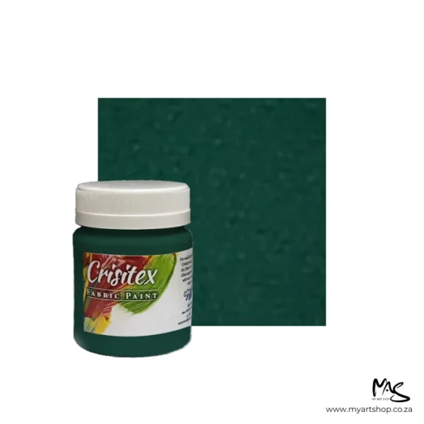 Green Crisitex Fabric Paint 120ml