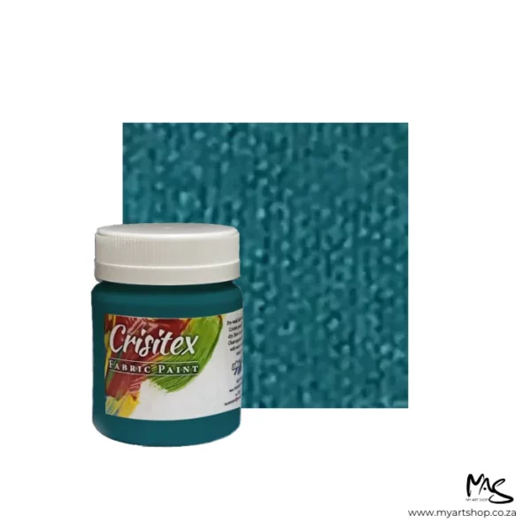 Green Crisitex Pearlescent Fabric Paint 120ml