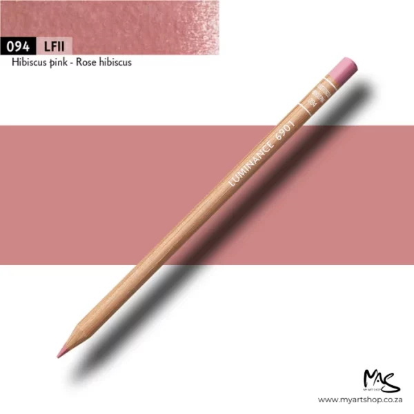 Hibiscus Pink Caran D'Ache Luminance 6901 Colour Pencil