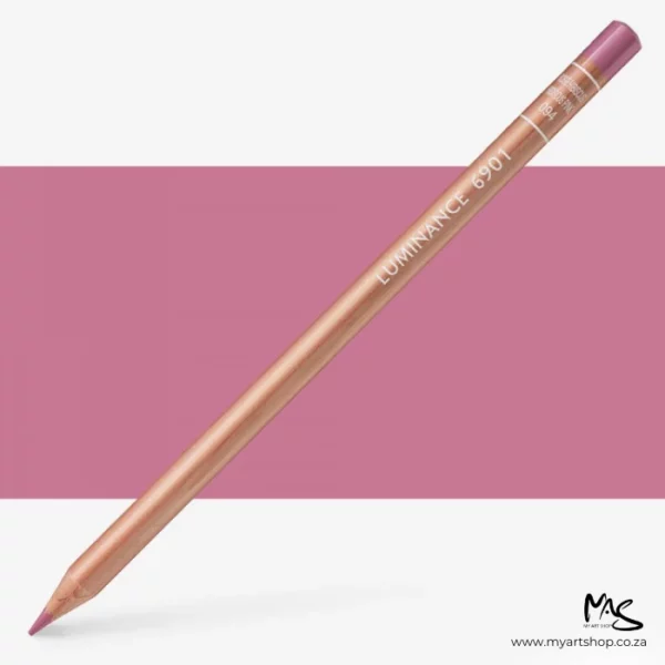 Hibiscus Pink Caran D'Ache Luminance 6901 Colour Pencil