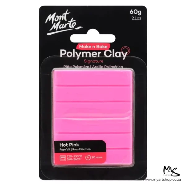 Hot Pink Mont Marte Polymer Clay