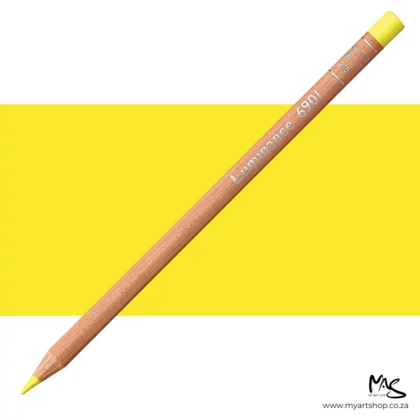 Lemon Yellow Caran D'Ache Luminance 6901 Colour Pencil