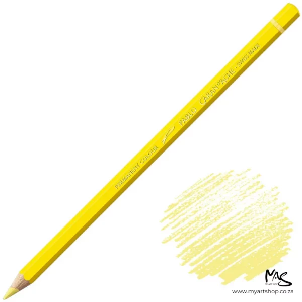 Lemon Yellow Caran D'Ache Pablo Colour Pencil