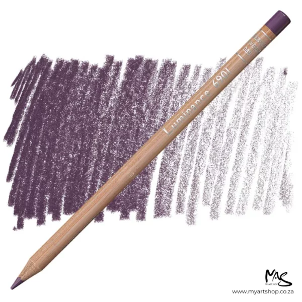 Light Aubergine Caran D'Ache Luminance 6901 Colour Pencil