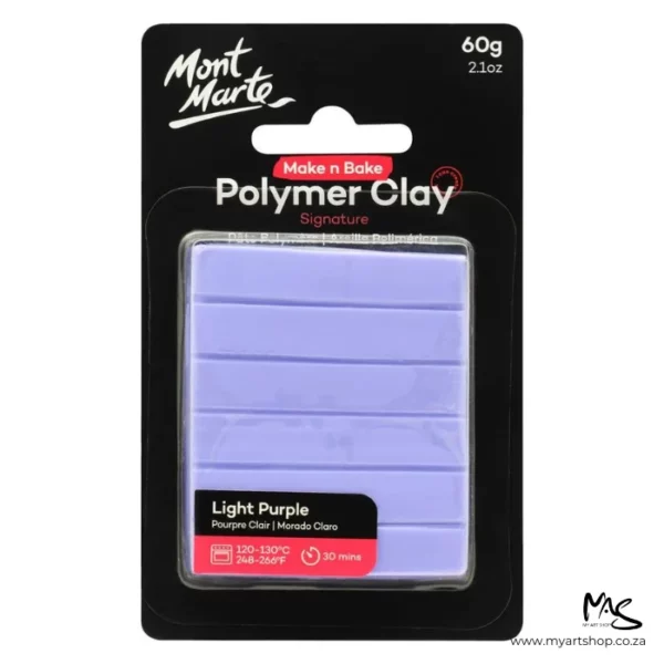 Light Purple Mont Marte Polymer Clay