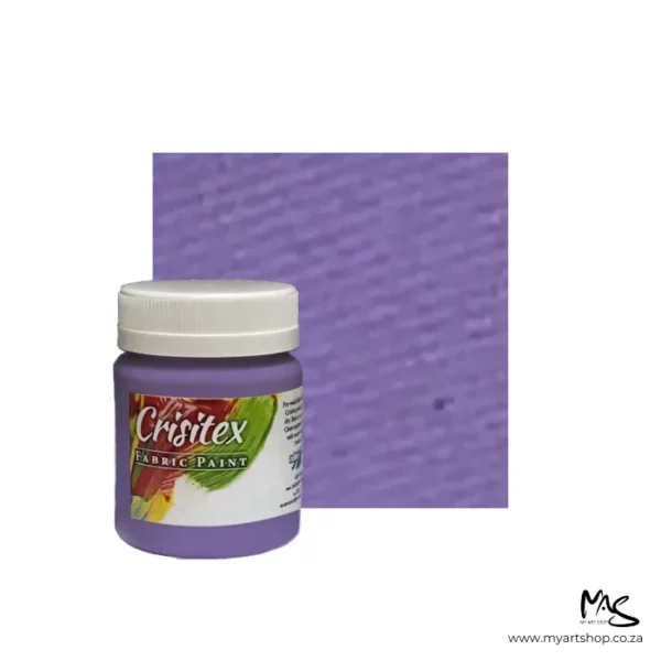 Lilac Crisitex Semi Opaque Fabric Paint 120ml