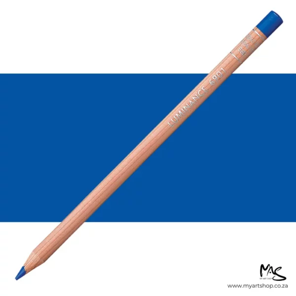 Middle Cobalt Blue Hue Caran D'Ache Luminance 6901 Colour Pencil