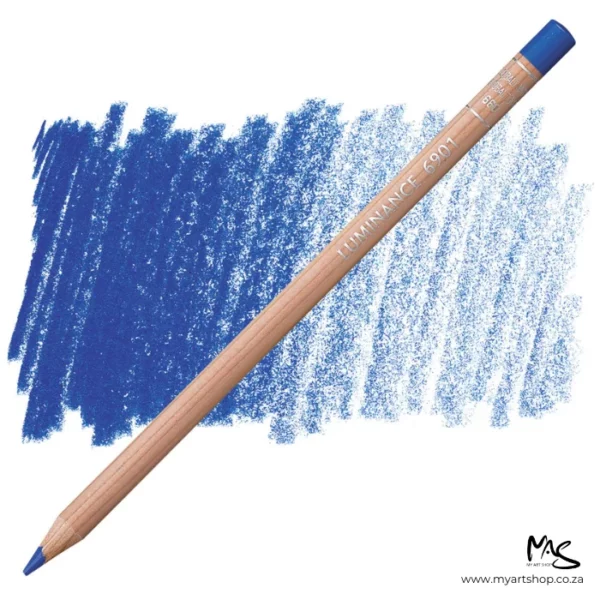 Middle Cobalt Blue Hue Caran D'Ache Luminance 6901 Colour Pencil