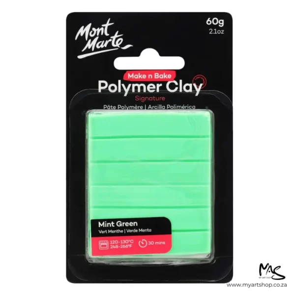 Mint Green Mont Marte Polymer Clay