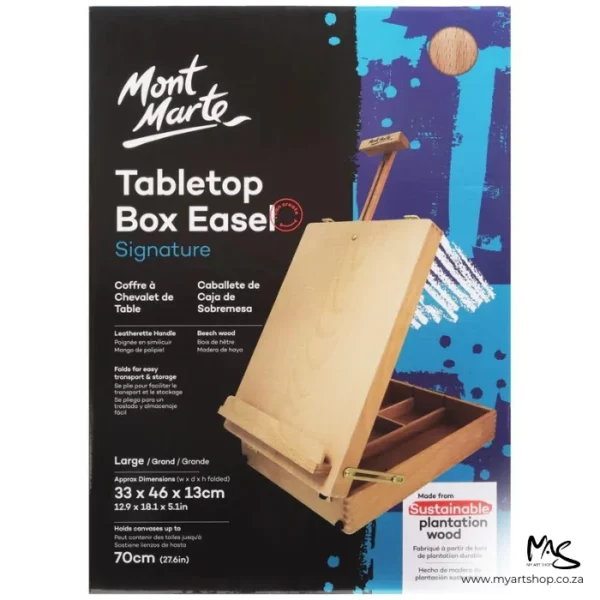 Mont Marte Signature Tabletop Box Easel Large