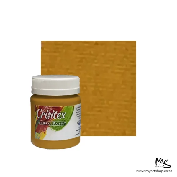 Mustard Crisitex Semi Opaque Fabric Paint 120ml