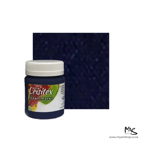 Navy Crisitex Fabric Paint 120ml