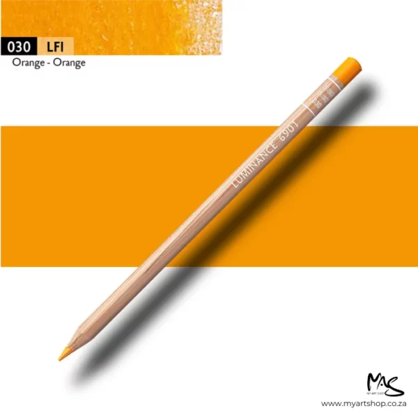 Orange Caran D'Ache Luminance 6901 Colour Pencil