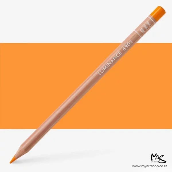 Orange Caran D'Ache Luminance 6901 Colour Pencil