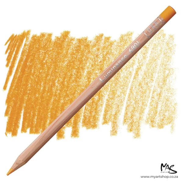 Orange Caran D'Ache Luminance 6901 Colour Pencil