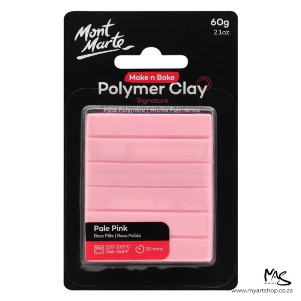 Pale Pink Mont Marte Polymer Clay