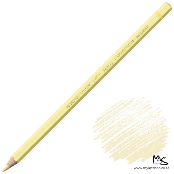 Pale Yellow Caran D'Ache Pablo Colour Pencil